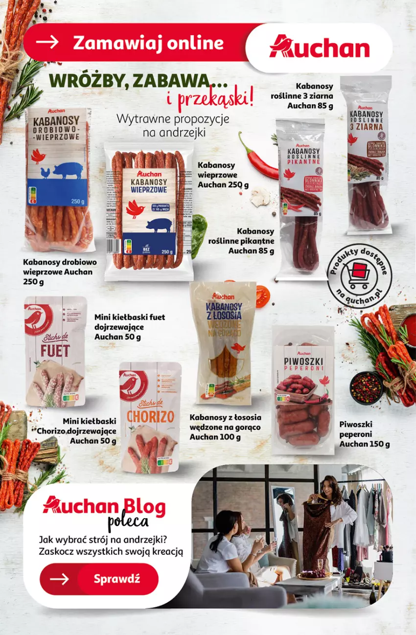 Gazetka promocyjna Auchan - Pewność Niskich Cen Hipermarket - ważna 28.11 do 04.12.2024 - strona 37 - produkty: Kabanos, Koc, Piwo, Sos