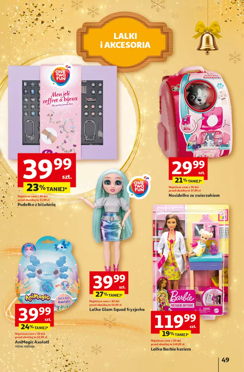 Gazetka promocyjna Auchan - Pewność Niskich Cen Hipermarket - ważna 28.11 do 04.12.2024 - strona 57 - produkty: Barbie, Lalka, Pudełko, Squad