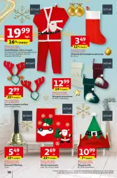 Gazetka promocyjna Auchan - Pewność Niskich Cen Hipermarket - Gazetka - ważna od 04.12 do 04.12.2024 - strona 46 - produkty: Opaska, Dzwonek, Karp, Czapka, Pasek, Spodnie, Renifer, Fa