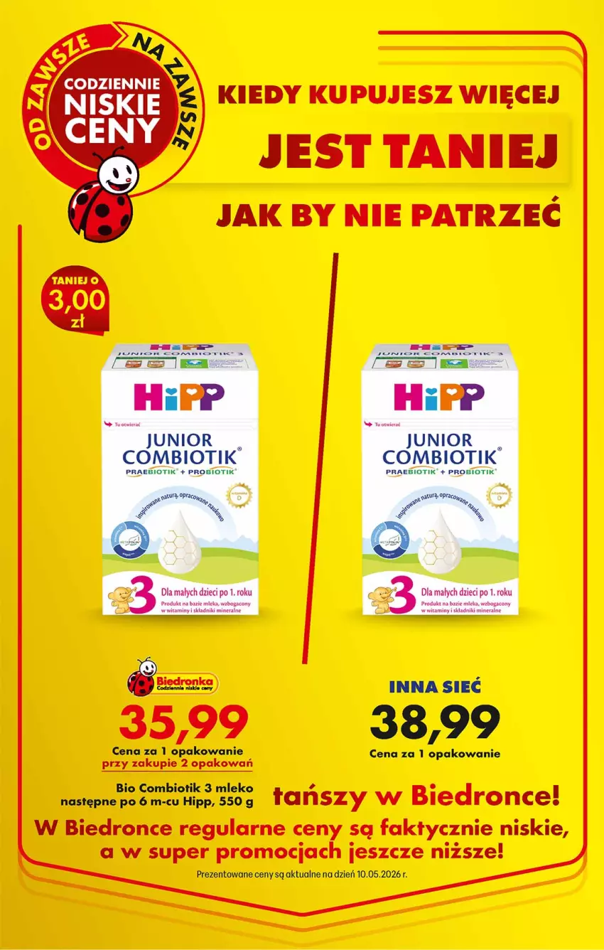Gazetka promocyjna Biedronka - Gazetka - ważna 11.05 do 18.05.2026 - strona 2 - produkty: Fa, HiPP, Mleko, O nas