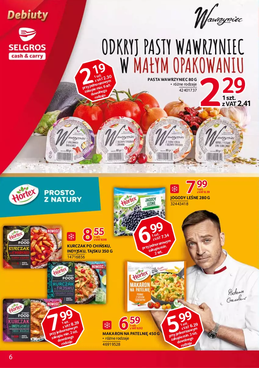 Gazetka promocyjna Selgros - Debiuty w Selgros - ważna 10.02 do 11.02.2021 - strona 6 - produkty: Kurczak, Makaron