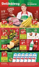 Gazetka promocyjna Delikatesy Centrum - Franczyza DC10 Czwartek - Gazetka - ważna od 11.03 do 11.03.2026 - strona 1 - produkty: Banany, Sok, Ser, Rum, Złoty Mazur, Szynka wieprzowa, Rama, Coca-Cola, Tran, Szynka, Bukiet, Sprite, Napój, Merci, Mleko
