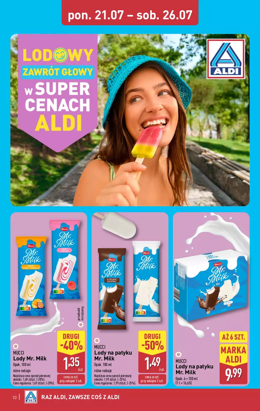 Gazetka promocyjna Aldi - Oferta weekendowa - ważna 24.07 do 26.07.2025 - strona 10 - produkty: Lody