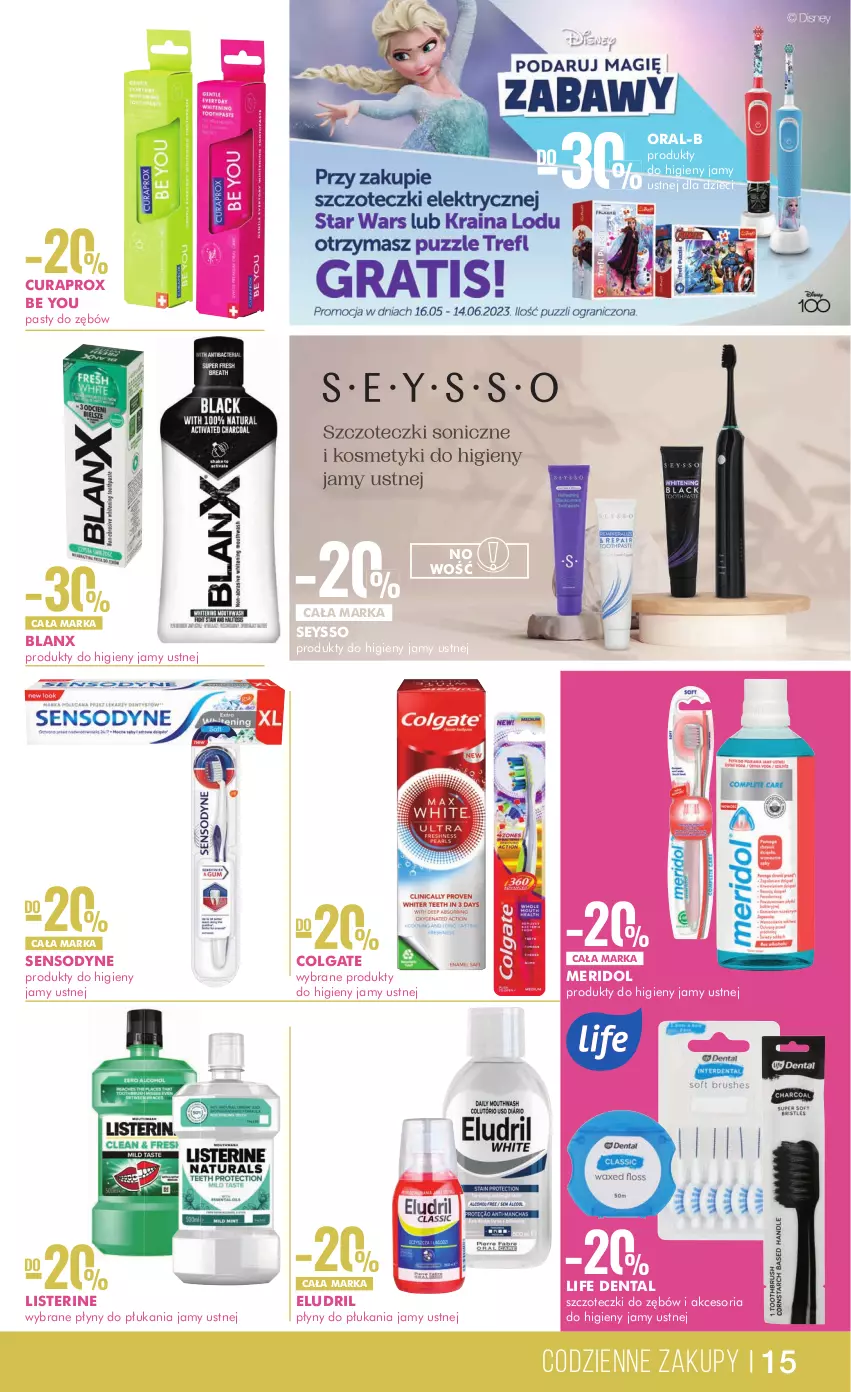 Gazetka promocyjna Super Pharm - Gazetka - ważna 16.05 do 31.05.2023 - strona 15 - produkty: Colgate, Curaprox, Dzieci, LG, Listerine, Sensodyne, Seysso