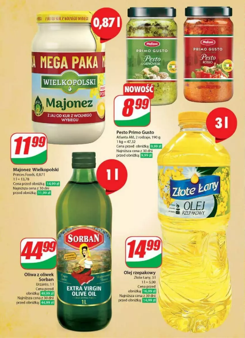 Gazetka promocyjna Dino - ważna 08.05 do 14.05.2024 - strona 13 - produkty: Gin, Majonez, Oliwa, Oliwa z oliwek, Pesto