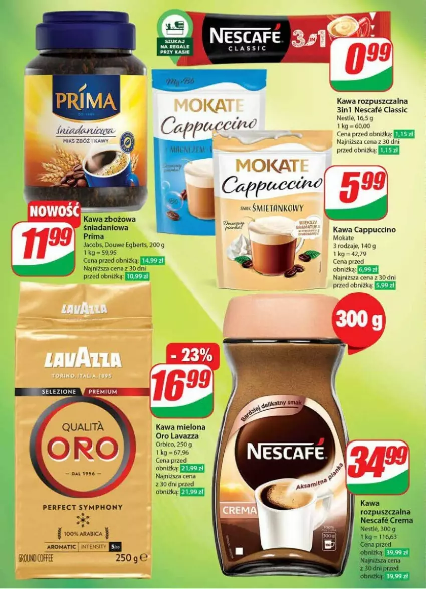 Gazetka promocyjna Dino - ważna 08.05 do 14.05.2024 - strona 2 - produkty: BIC, Cappuccino, Danio, Jacobs, K2, Kawa, Kawa mielona, Kawa rozpuszczalna, Kawa zbożowa, Lavazza, Prima