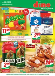 Gazetka promocyjna Dino - Gazetka - ważna od 14.05 do 14.05.2024 - strona 1 - produkty: Piwo, Gra, Cukier, Kaktus, Diamant, Lody, Grill, Kiełbasa, Kiełbasa śląska