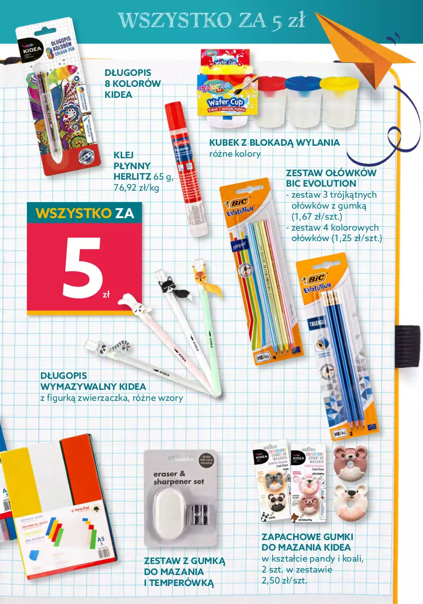 Gazetka promocyjna Dealz - NOWY KATALOGPOWRÓT DO SZKOŁY - ważna 29.07 do 04.09.2022 - strona 3 - produkty: BIC, Długopis, Klej, Kubek