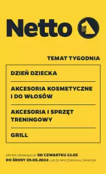 Gazetka promocyjna Netto - Od Czwartku Przemysłowa - Gazetka - ważna od 29.05 do 29.05.2024 - strona 1 - produkty: Grill