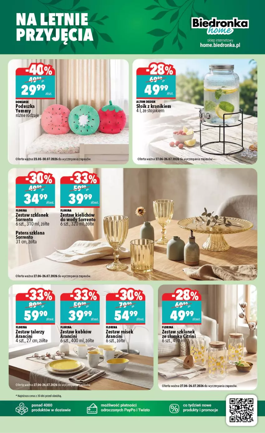 Gazetka promocyjna Biedronka - Biedronka Home - ważna 30.05 do 31.07.2026 - strona 3 - produkty: LANA, Poduszka, Stojak, Talerz, Tera, Zestaw talerzy