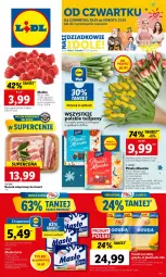 Gazetka promocyjna Lidl - GAZETKA - Gazetka - ważna od 21.01 do 21.01.2023 - strona 1 - produkty: Ser, Tulipan, Maliny, Mleczko, Ptasie mleczko, Boczek, E. Wedel, Gouda, Masło, Boczek wieprzowy