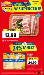 Gazetka promocyjna Lidl - GAZETKA - Gazetka - ważna od 21.01 do 21.01.2023 - strona 3 - produkty: Ser, Por, Pilos, Boczek, Gouda, Boczek wieprzowy