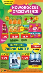 Gazetka promocyjna Lidl - GAZETKA - Gazetka - ważna od 21.01 do 21.01.2023 - strona 42 - produkty: Dawtona, Nałęczowianka, Sok, LANA, Tymbark, Sok pomidorowy, Woda mineralna, Woda, Hortex