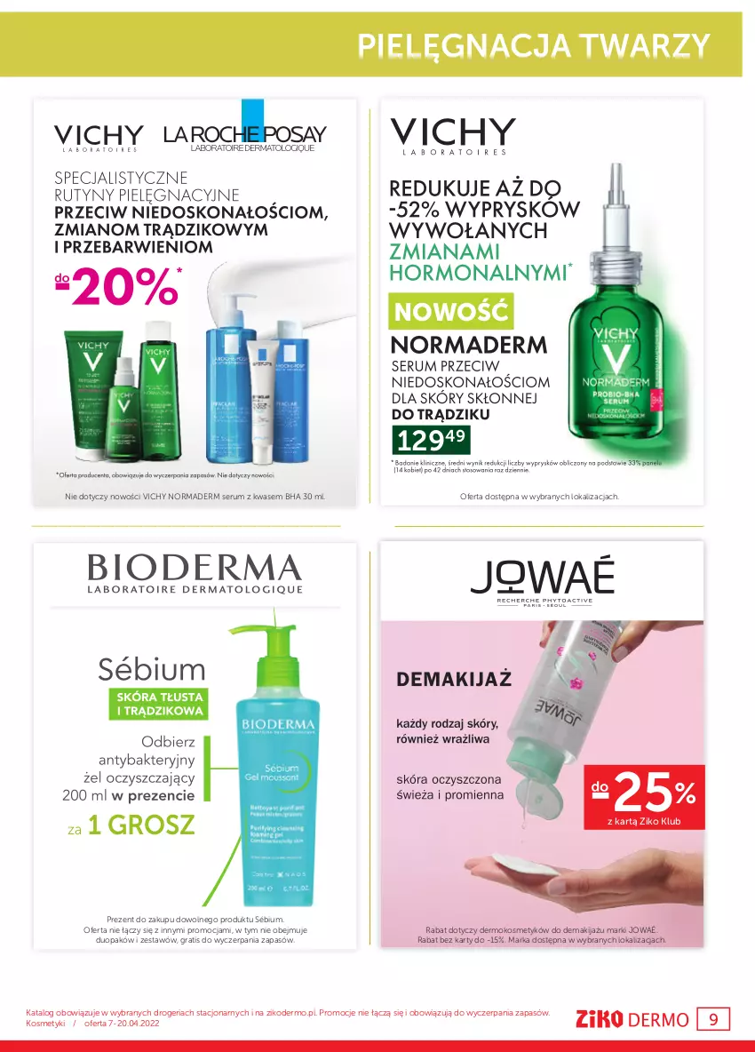 Gazetka promocyjna Ziko - 7-20.04.2022 - ważna 07.04 do 20.04.2022 - strona 9 - produkty: Gra, Makijaż, Rum, Ser, Serum, Vichy