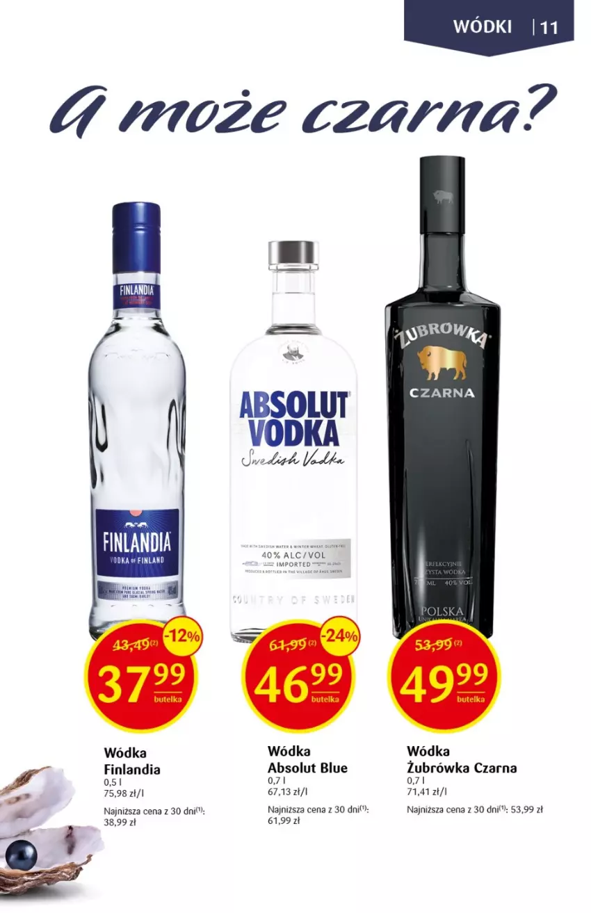 Gazetka promocyjna Delikatesy Centrum - DeliBarek DC30/31 - ważna 03.08 do 16.08.2023 - strona 11 - produkty: Absolut, Finlandia, Por, Wódka