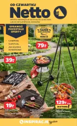 Gazetka promocyjna Netto - Od Czwartku - Gazetka - ważna od 22.04 do 22.04.2026 - strona 1 - produkty: Widelec, Patelnia grillowa, Szczotka, Torba, Rower, Szczypce, Patelnia, Grill, Szpatułka