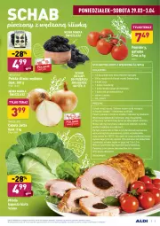 Gazetka promocyjna Aldi - ALE! CENA od Poniedziałku - Gazetka - ważna od 03.04 do 03.04.2021 - strona 3 - produkty: Piec, Chrzan, Cebula, Sos, Sok, Sól, Rum, Noż, Mus, Mięsne specjały, Tera, Przyprawy, Pieprz, Piekarnik, Schab pieczony, Olej, Pomidory, Mięso, Fa