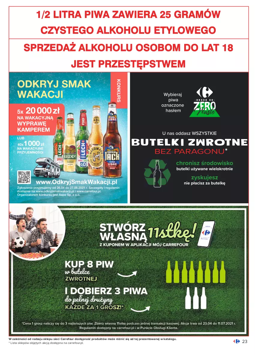 Gazetka promocyjna Carrefour - Gazetka Pyszny świat grilla - ważna 27.05 do 12.06.2021 - strona 23 - produkty: Gra, Piwa