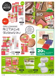 Gazetka promocyjna Carrefour - Gazetka Pyszny świat grilla - Gazetka - ważna od 12.06 do 12.06.2021 - strona 16 - produkty: Pojemnik szklany, Ser, Papier, Serwetki, Pojemnik, Grill