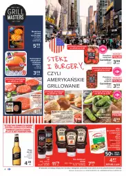 Gazetka promocyjna Carrefour - Gazetka Pyszny świat grilla - Gazetka - ważna od 12.06 do 12.06.2021 - strona 4 - produkty: Piwa, Piwo, Sos, Ser, Gra, Hamburger, Stek, Lion, LANA, Sałat, Sezam, Burger, Hochland, Grill, Bułka, Pomidory, Helio, Heinz, HP