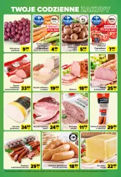 Gazetka promocyjna Carrefour - Gazetka Express - Gazetka - ważna od 07.03 do 07.03.2022 - strona 5 - produkty: Kurczak, Ser, Królewski, Ziemniaki, Salceson, Szynka, Winogrona, Boczek, Gouda, Wino, Kiełbasa, Pomidory