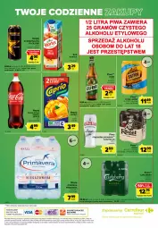 Gazetka promocyjna Carrefour - Gazetka Express - Gazetka - ważna od 07.03 do 07.03.2022 - strona 6 - produkty: Piwa, Piwo, Sos, Sok, Gin, Gra, Napój energetyczny, Kasztelan, Primavera, Stek, Kosz, Coca-Cola, Tatra, LANA, Carlsberg, Prima, Fanta, Woda, Sprite, Napój, Kozel, Hortex, Fa
