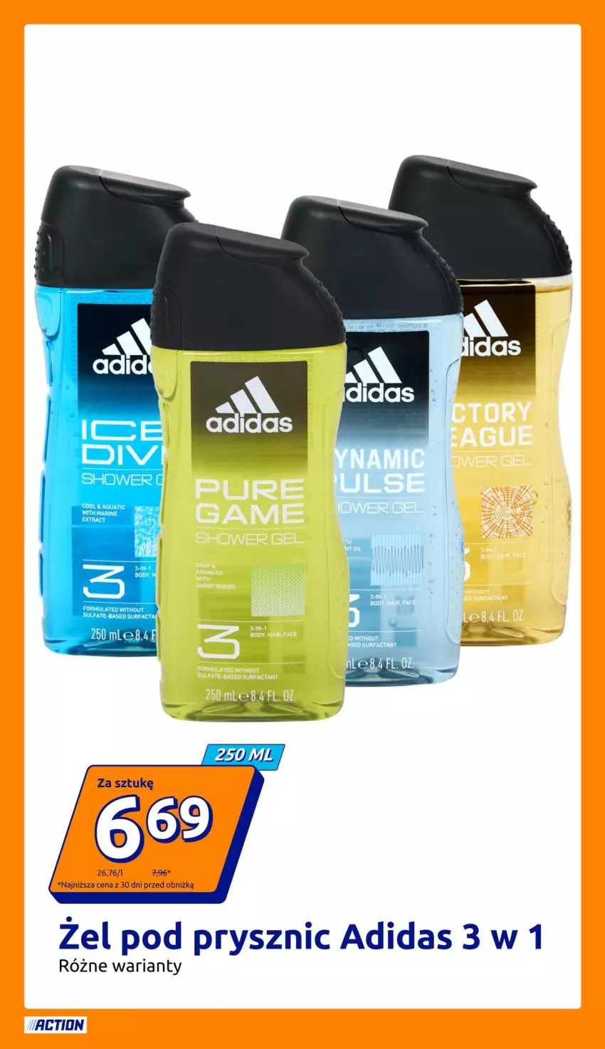 Gazetka promocyjna Action - Gazetka tydzień 29 2026 - ważna 15.07 do 21.07.2026 - strona 10 - produkty: Adidas, Fa, Surf