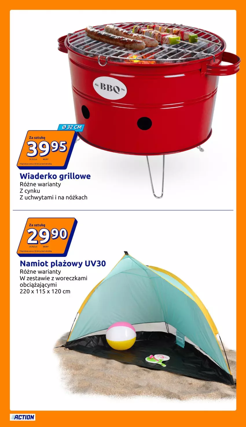 Gazetka promocyjna Action - Gazetka tydzień 29 2026 - ważna 15.07 do 21.07.2026 - strona 15 - produkty: Cynk, Grill, Namiot