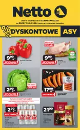 Gazetka promocyjna Netto - Od Czwartku - Gazetka - ważna od 29.05 do 29.05.2024 - strona 1 - produkty: Piwa, Piwo, Gra, Papryka czerwona, Papryka, Kaczka, Kawa, Tyskie, Tusz, Kiełbasa, Kiełbasa śląska