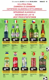 Gazetka promocyjna Netto - Od Czwartku - Gazetka - ważna od 29.05 do 29.05.2024 - strona 13 - produkty: Piwa, Piwo, Por, Gin, Gra, Burger, LG, Fa