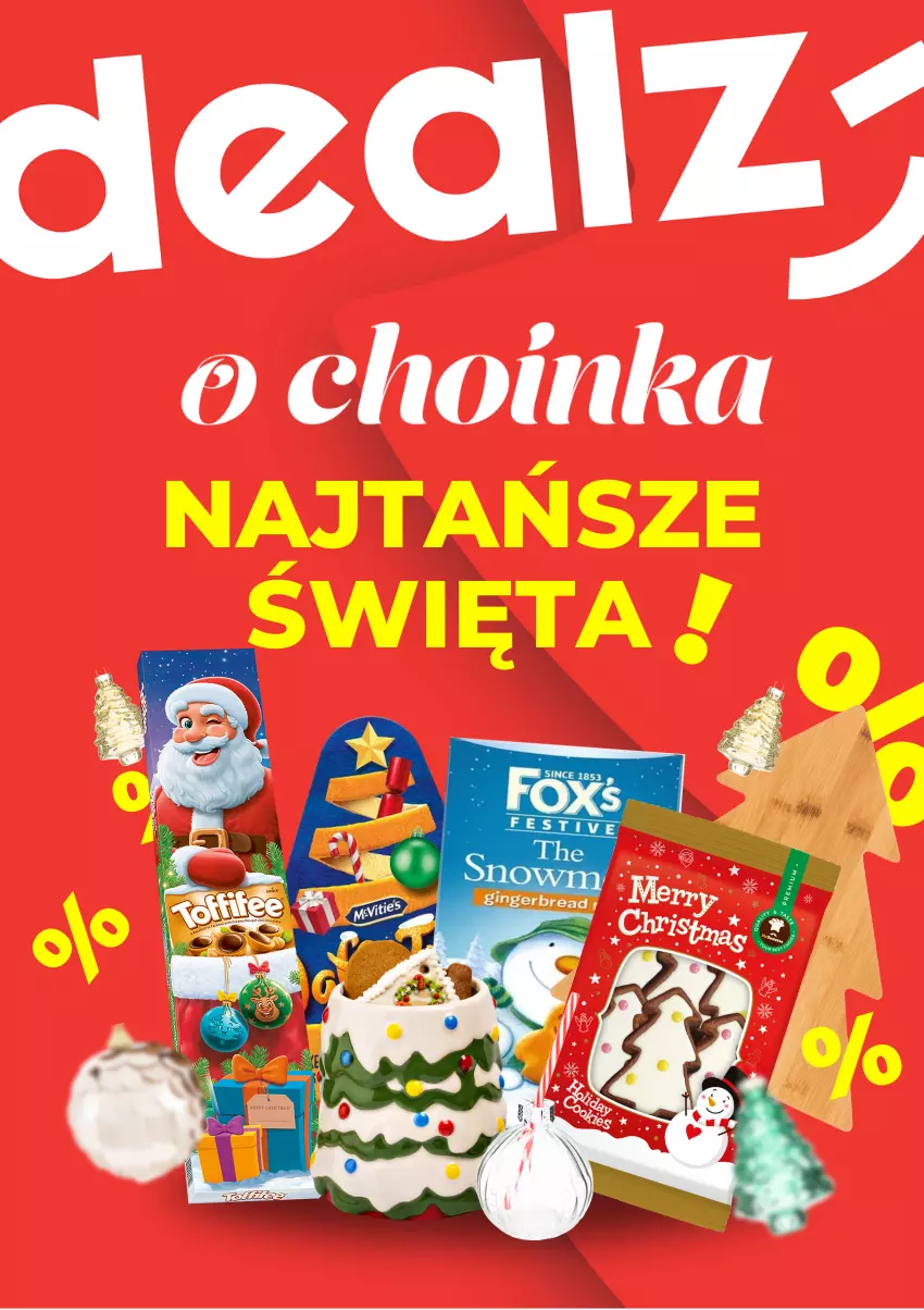 Gazetka promocyjna Dealz - NAJTAŃSZE ŚWIĘTA! - ważna 08.12 do 10.12.2023 - strona 1