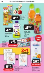 Gazetka promocyjna Netto - Artykuły spożywcze - Gazetka - ważna od 17.06 do 17.06.2023 - strona 22 - produkty: HiPP, Sok, Mus, Gra, Aquafresh, Pasta do zębów, Tonik, Płatki kosmetyczne, Dzieci, Baton, Kubuś, Woda, Hipp Bio