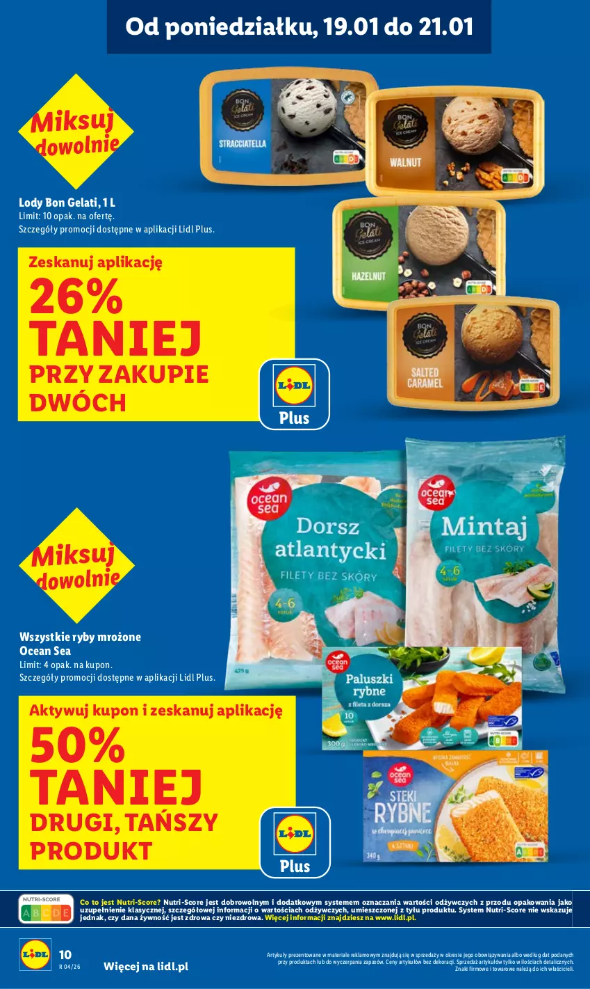 Gazetka promocyjna Lidl - GAZETKA - ważna 19.01 do 21.01.2026 - strona 10 - produkty: Lody