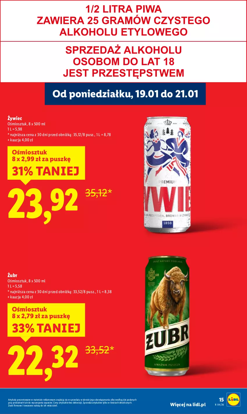 Gazetka promocyjna Lidl - GAZETKA - ważna 19.01 do 21.01.2026 - strona 15