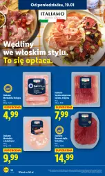 Gazetka promocyjna Lidl - GAZETKA - Gazetka - ważna od 21.01 do 21.01.2026 - strona 30 - produkty: Mortadella, Szynka wieprzowa, Bresaola, Dell, Szynka