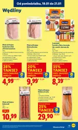 Gazetka promocyjna Lidl - GAZETKA - Gazetka - ważna od 21.01 do 21.01.2026 - strona 43 - produkty: Piec, Kurczak, Beko, Parówki, Laur, Szynka, Tarczyński, Kiełbasa krucha, PIKOK, Kabanos, Kiełbasa