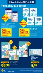 Gazetka promocyjna Lidl - GAZETKA - Gazetka - ważna od 21.01 do 21.01.2026 - strona 62 - produkty: Pampers, NAN Optipro, Chusteczki, Dzieci, Kindii, BEBILON