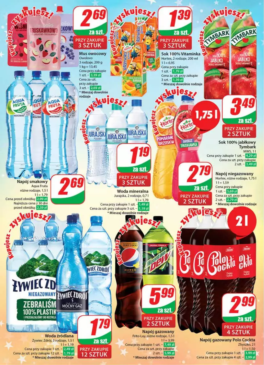 Gazetka promocyjna Dino - Gazetka 50 - ważna 13.12 do 19.12.2023 - strona 2 - produkty: Fa, Hortex, LANA, Napój, Napój gazowany, Napój niegazowany, Sok, Tymbark, Woda, Woda mineralna