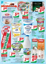 Gazetka promocyjna Dino - Gazetka 50 - Gazetka - ważna od 19.12 do 19.12.2023 - strona 16 - produkty: Ser, Mus, Maślanka, Zott, Jogurt, Cars, Mlekovita, Mascarpone, Bakoma, Ferrero, Mleczna kanapka, Kinder, Mleko