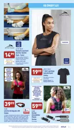 Gazetka promocyjna Aldi - Katalog Moda i Dom - Gazetka - ważna od 08.01 do 08.01.2022 - strona 5 - produkty: Top, Por, Karp, T-shirt, Tarka, Kamizelka, Sport, Latarka