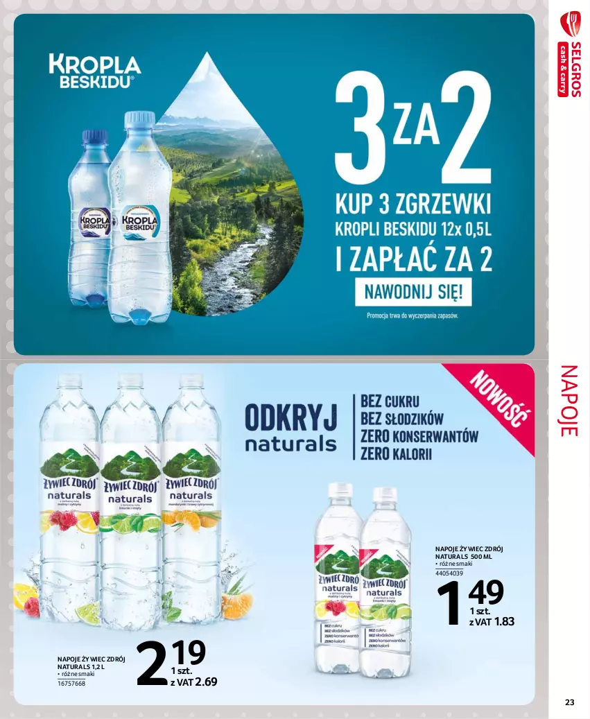 Gazetka promocyjna Selgros - Extra Oferta - ważna 01.05 do 31.05.2021 - strona 23 - produkty: Napoje