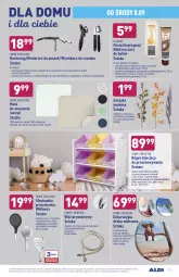 Gazetka promocyjna Aldi - OKAZJE DLA CIEBIE I DOMU - Gazetka - ważna od 11.09 do 11.09.2021 - strona 5 - produkty: Słuchawka prysznicowa, Sok, Rum, Por, Noż, Koc, Deska sedesowa, Słuchawki, Clin, Pojemnik, Otwieracz, Regał, Korkociąg, Dzieci