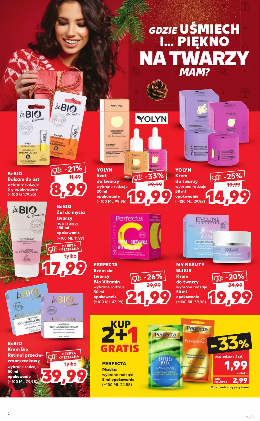 Gazetka promocyjna Kaufland - ULOTKA DANONE - ważna 08.12 do 20.12.2022 - strona 2 - produkty: Balsam do ust, Gra, Krem do twarzy, Mars, Maska, Perfecta