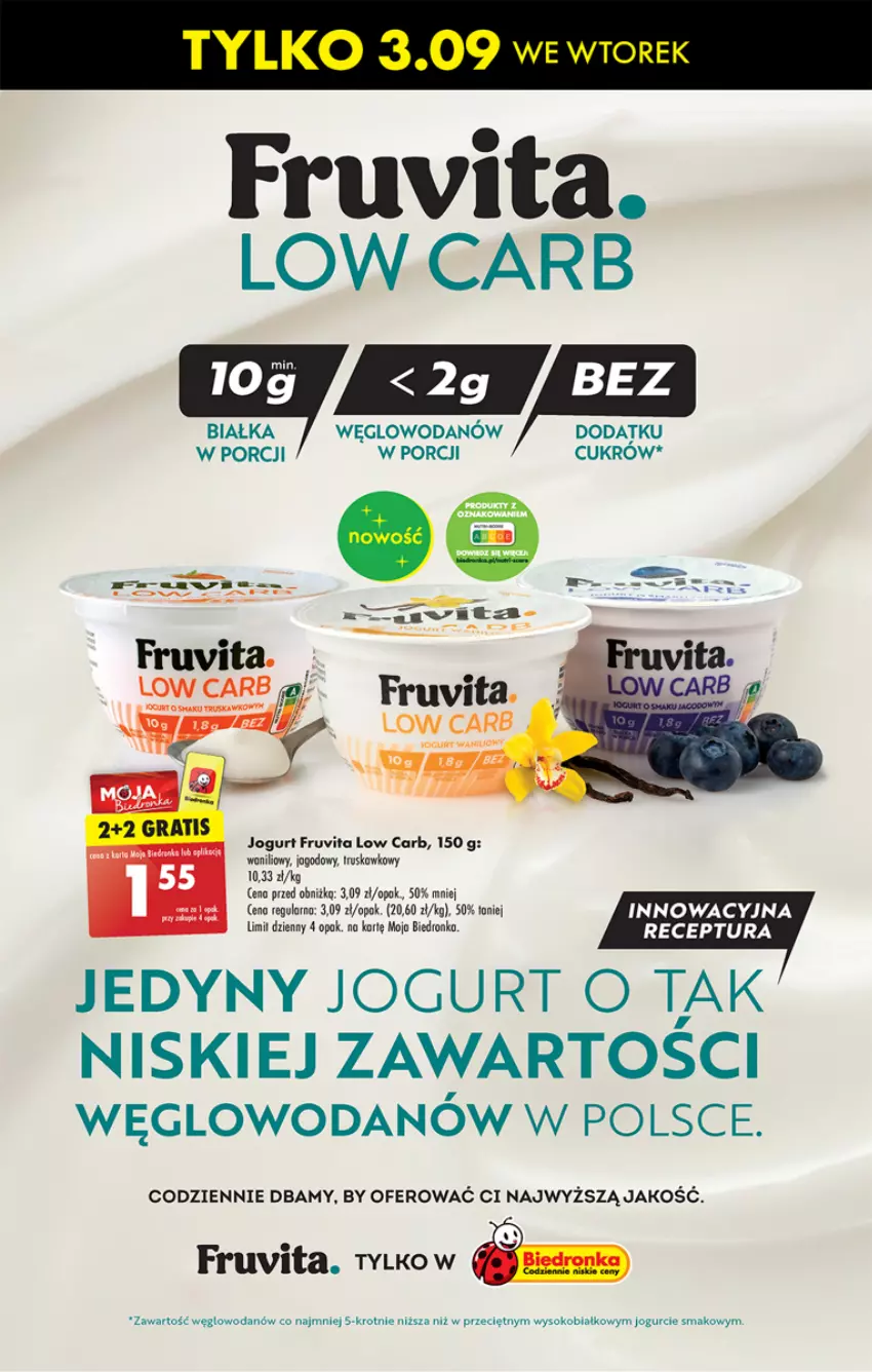 Gazetka promocyjna Biedronka - Od Poniedziałku - ważna 02.09 do 07.09.2024 - strona 33 - produkty: Jogurt, Por, Sok, Woda