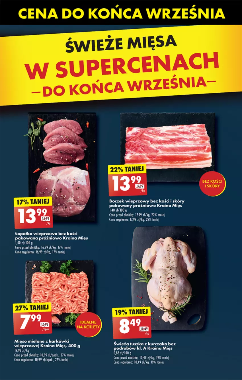 Gazetka promocyjna Biedronka - Od Poniedziałku - ważna 02.09 do 07.09.2024 - strona 37 - produkty: Boczek, Boczek wieprzowy, Kurczak, Mięso, Mięso mielone, Tusz