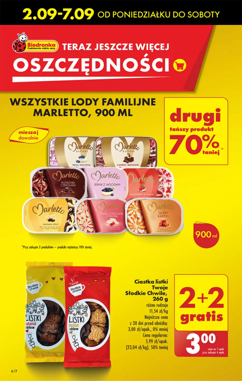 Gazetka promocyjna Biedronka - Od Poniedziałku - ważna 02.09 do 07.09.2024 - strona 8 - produkty: Ciastka, Fa, Lody, Tera