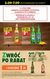 Gazetka promocyjna Biedronka - Od Poniedziałku - Gazetka - ważna od 07.09 do 07.09.2024 - strona 56 - produkty: Piwo, Por, Gin, Tyskie, Tran