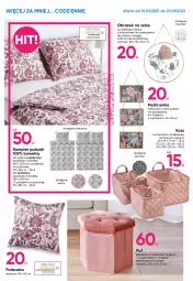 Gazetka promocyjna Pepco - Moda na co dzień - Gazetka - ważna od 22.09 do 22.09.2021 - strona 10 - produkty: Puf, Pościel, Kosz, Pojemnik, Poszewka, Ramka, Komplet pościeli, Obraz, Poduszka