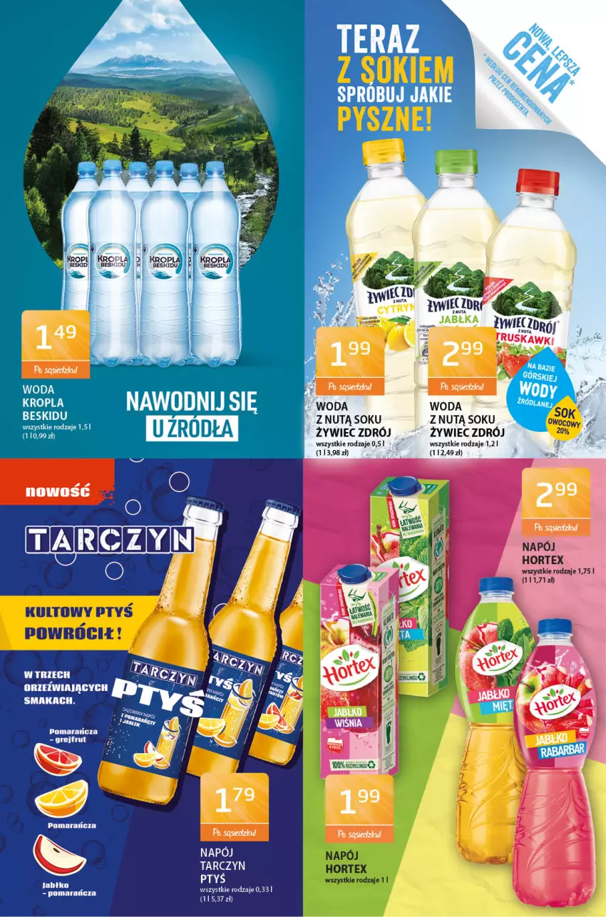 Gazetka promocyjna ABC - Gazetka - ważna 22.04 do 05.05.2022 - strona 5 - produkty: Napój, Sok, Woda