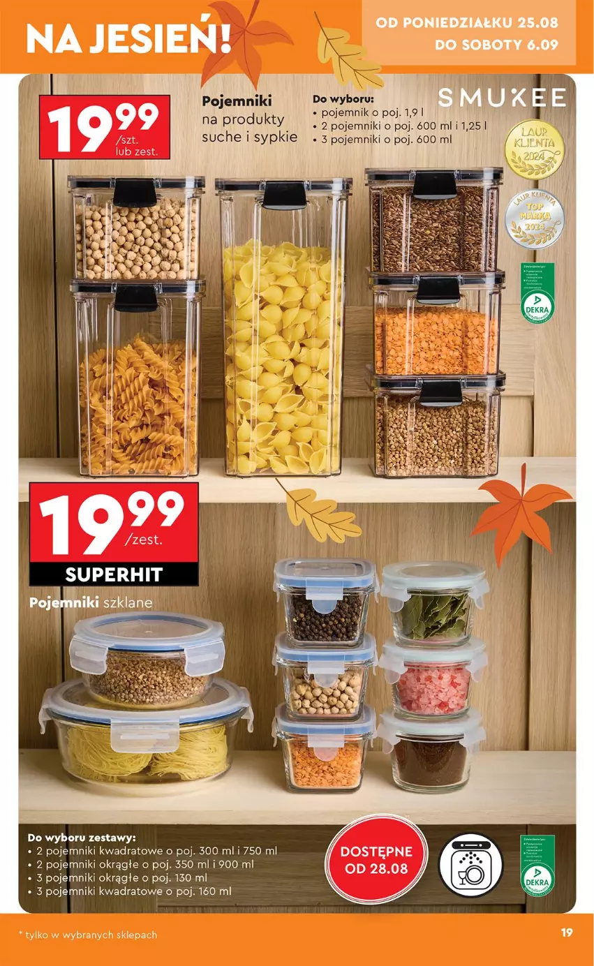 Gazetka promocyjna Biedronka - Okazje Tygodnia - ważna 25.08 do 06.09.2025 - strona 23 - produkty: Pojemnik